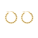 Ball Hoop Earrings