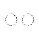 Ball Hoop Earrings