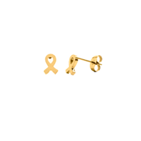 Breast Cancer Ribbon Earrings