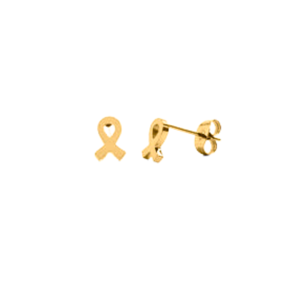 Breast Cancer Ribbon Earrings