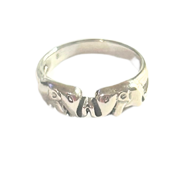 Sterling Silver Elephant Ring