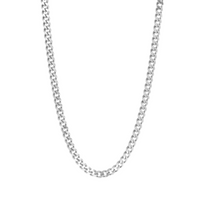 Diamond Cut Curb Necklace
