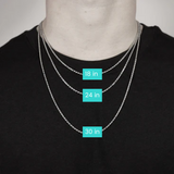 Black Inlay Cross Pendant Necklace