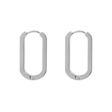 Oval Huggie Earrings