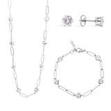 Holiday Glam Paperclip Jewelry Set