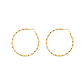 Twisted Hoop Earrings