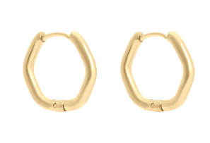 Geometric Huggie Earrings