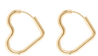 Open Heart Earrings