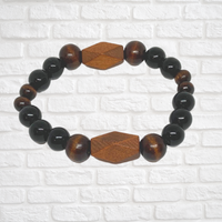 Black & Wood Bracelet