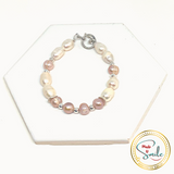 Freshwater Pearl Nugget Pendant Necklace & Bracelet Set